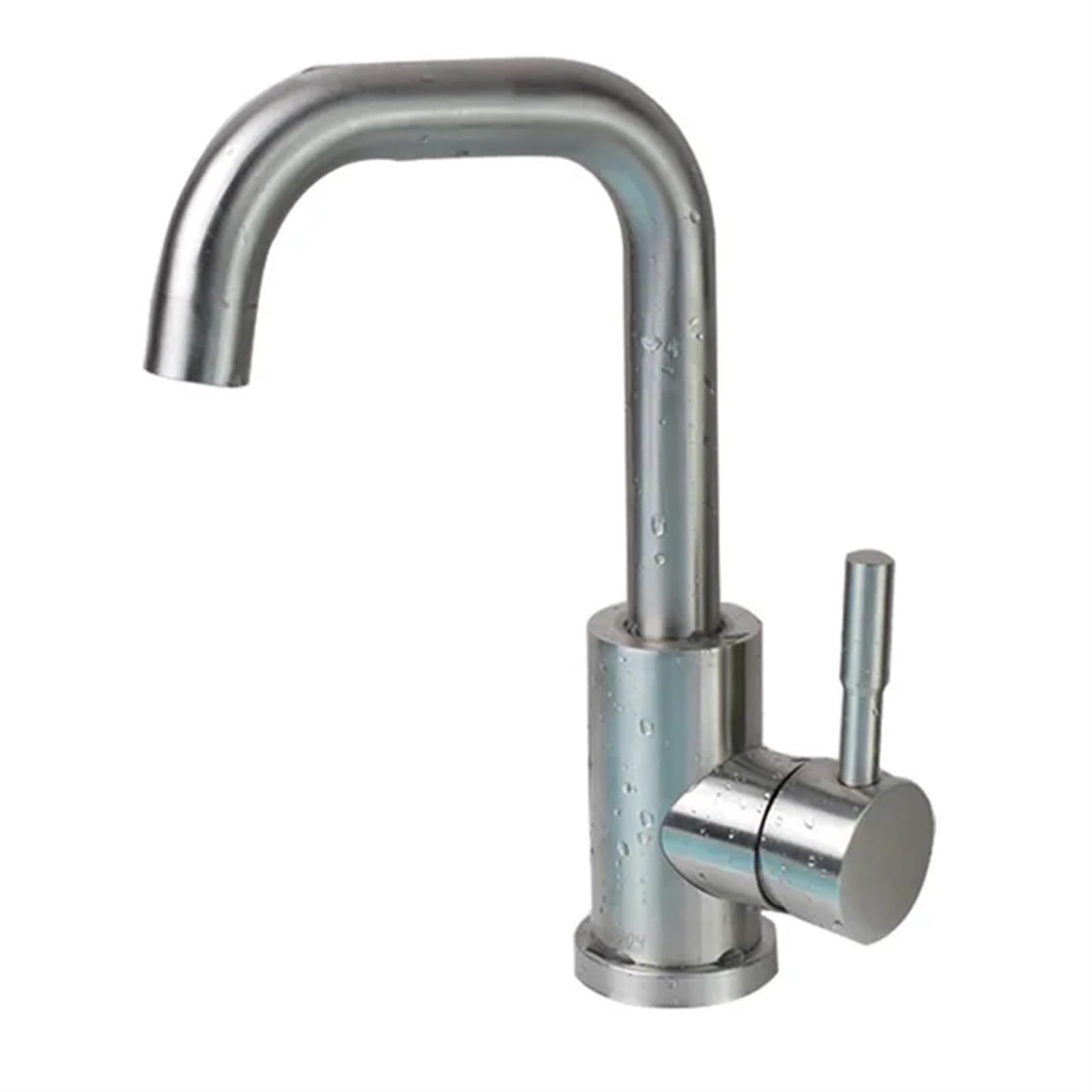 Grifo de lavabo monomando acero inoxidable 304 fregadero rotación 360