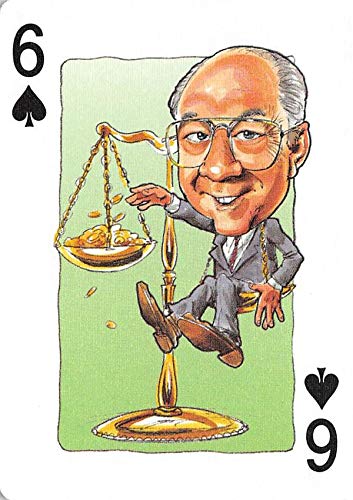 Phil Gramm trading card (Representative Congress) 1996 Politicards Illustrations #6S