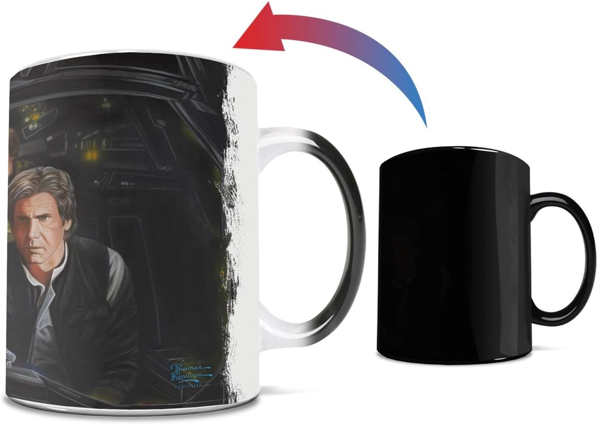 Morphing Mugs Star Wars – The Mandalorian – Strike Team - Thomas Kinkade Studios – One 11 oz Color Changing Ceramic Mug – Image Revealed When HOT Liquid Is Added! - Image 9