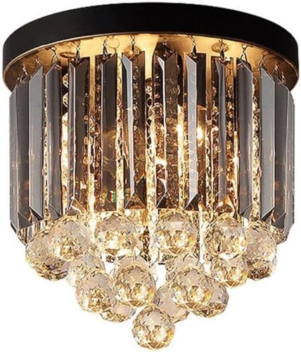 Chandelier Cristal Plafond pour Salon Cosy, Lustre Lumineux Chic Entrée et Chambre à Coucher