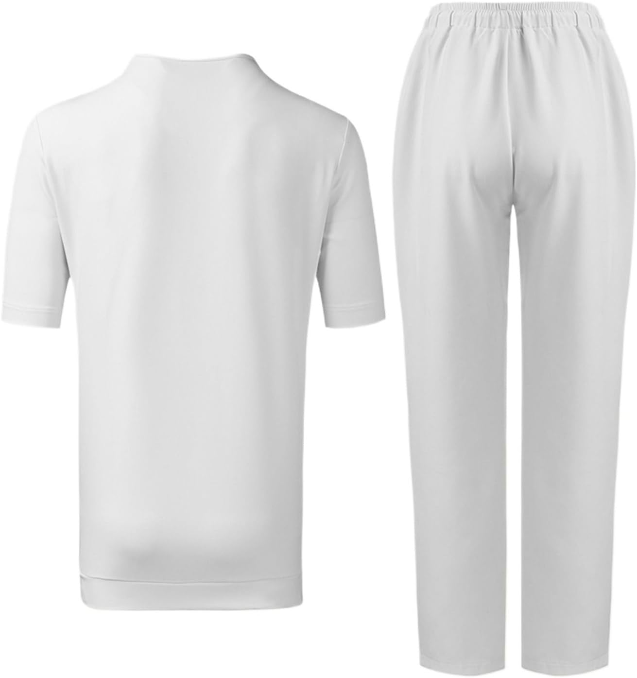 Traditional 2 Piece Set African Dashiki Shirts and Pants Traditional Clothing for Men Short Sleeve Outfits