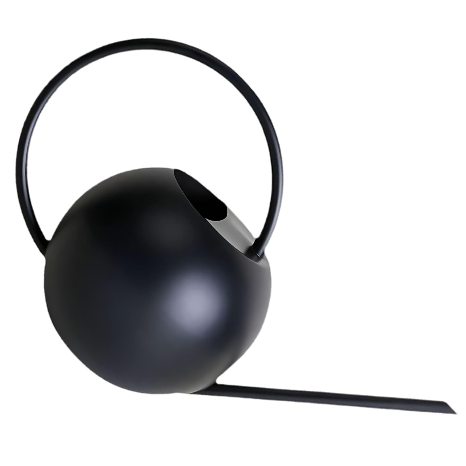 Konewka ze stali nierdzewnej o długości 22 cm do roślin wewnętrznych i zewnętrznych, mała metalowa konewka dla młodych ogrodników, na balkon i do ogrodu