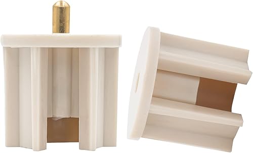 Lihopefe Soportes de montaje universales de repuesto para persianas enrollables, para interiores y exteriores (beige, enchufe de embrague de 1.496