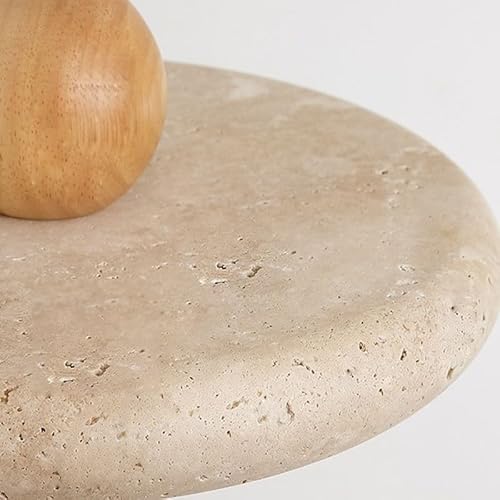 Lingcmp Creative Modern Dome Yellow Travertine Pendant Light Nordic Natural Stone Hanging Lamp Kitchen Island Over Sink Single Marble Modern Vintage Small Chandelier thumb #5