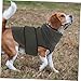 COLLBATH Dog Calming Vest with Hood Jacket for Thunderstorms Travel Vet Visits Stylish Comfortable Design