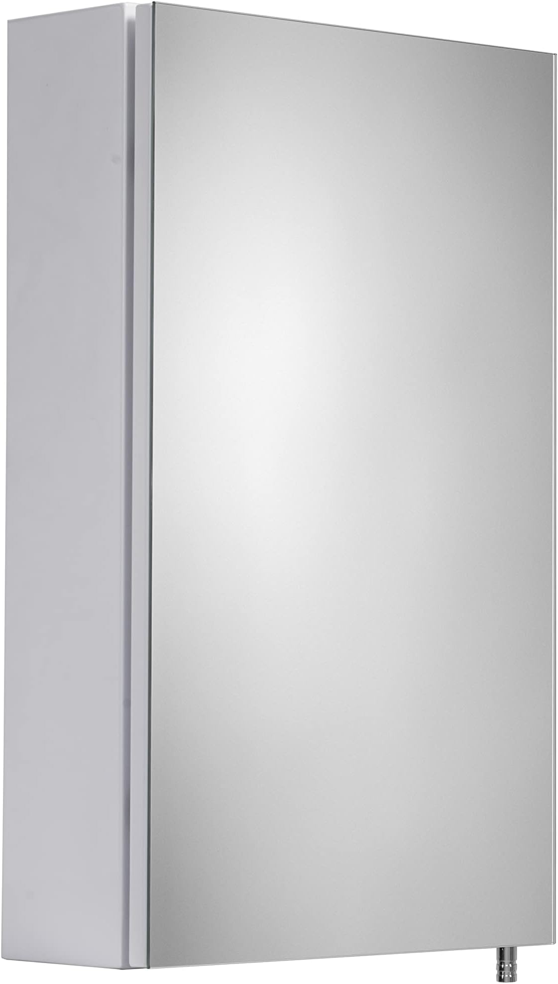 Dawley, Surface Mount Flexi-Fix Easy Hanging System Medicine Cabinet, Single Door 16 in (W) x 26 in (H), 16 in (W) x 26 in (H), White Steel