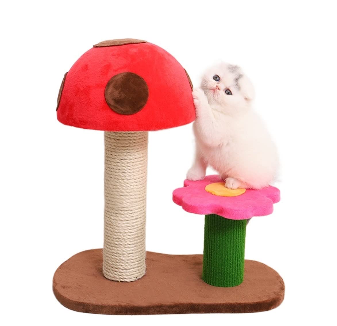 Muebles para Gatos Juguete for Gatos, Marco de Escalada for pequeños, Columna Plataforma Salto for Madera(Red)