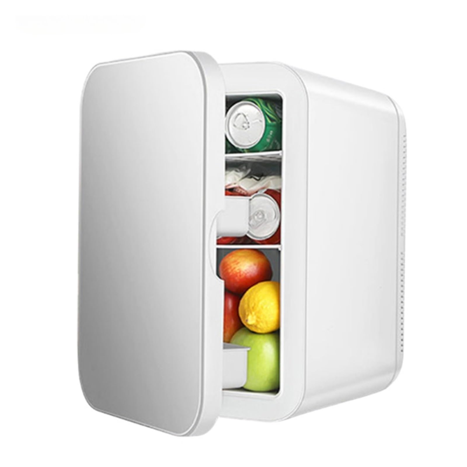 Mini refrigerador for Coche de 6 l, 12 V CC, 220 V CA, eléctrico, portátil, for el hogar, Camping y Viajes.