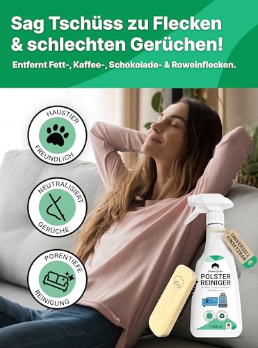 Teppichreiniger Emma Grün Polsterreiniger für Sofa und Couch