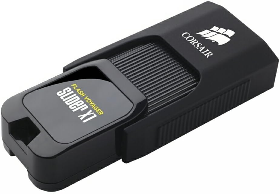 Corsair CMFSL3X1-32GB Flash Voyager Slider X1 32GB USB 3.0 Flash Drive , Black