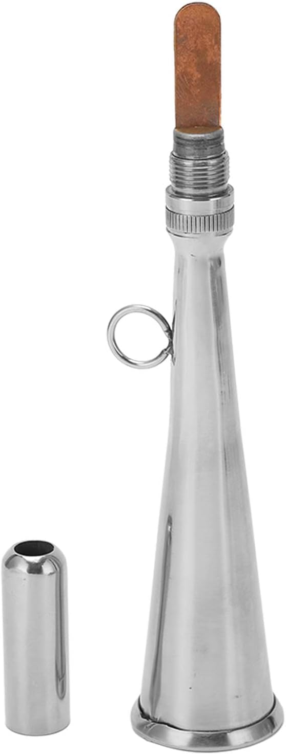 Vintage Handheld Fog Horn for Boats, Removable Stainless