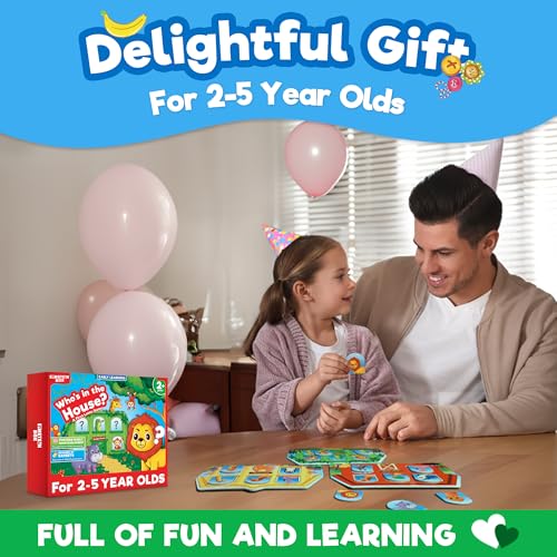 Image of EINSTEIN BOX Who's in The House Game for 2-5 Years Old | Toys & Gifts for Boys & Girls Ages 2-5 Years| Games | Birthday Gift for Ages 2,3,4,5 Years | Learning & Education Toys|