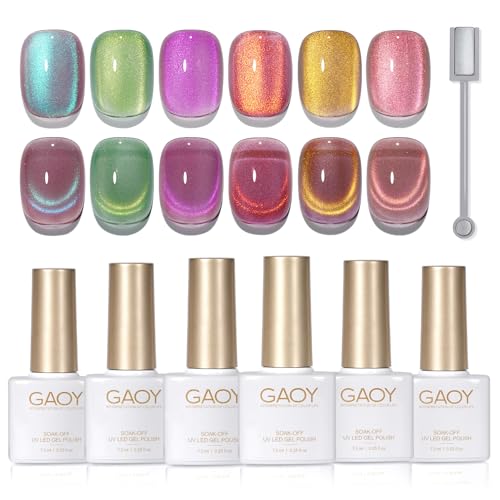 GAOY Cat Eye Gel Nail Polish Set