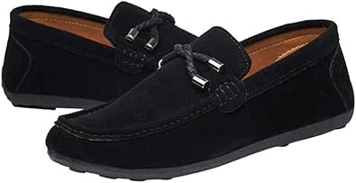 Mocassini Uomo Eleganti In Ecopelle - Scarpe Espadrillas Casual Estive Comode - Foto 5