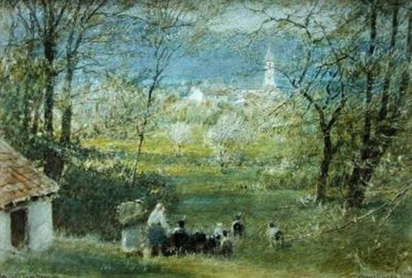 Impression Tableaux Graffiti Art Mural de Prestige, Édition Albert Goodwin Moderne 60x90cm