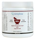 SIMPLESA NUTRITION - AKG+, Alpha Ketoglutaric Acid Plus Caprylic Acid, Improves Muscle Recovery, Increases Cellâ€™s Energy Process, Promotes Fat Reduction, 360 Capsules, Made in USA, Non-GMO
