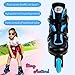 Inline Skates for Girls and Boys, Skates with Gel Wheels Adjustable Sizing for Adults and Kids, Inline Skates for Adult Female, Male, Lightweight Skates, High Bounce, Blue