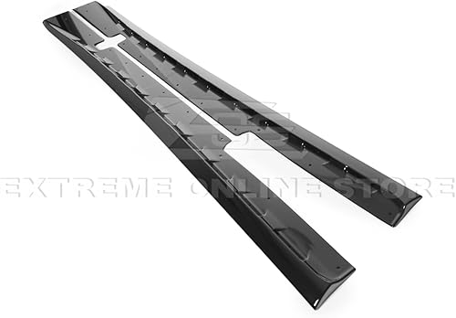 Miniatura 7 de Repuesto para todos los modelos Chevrolet Corvette C5 1997-2004  ZR1 Par de extensión de panel basculante de faldas laterales de estilo extendido