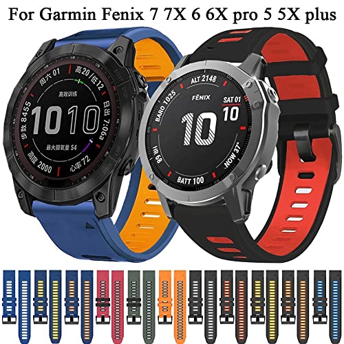 Correa Garmin Fenix 6 7 silicona 22mm recambio inteligente Epix 945 2