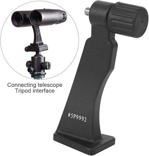 Miniatura 2 de Adaptador de trípode binocular 214, soporte adaptador binocular de metal de 14 pulgadas de tornillo telescopio trípode accesorio de conexión para