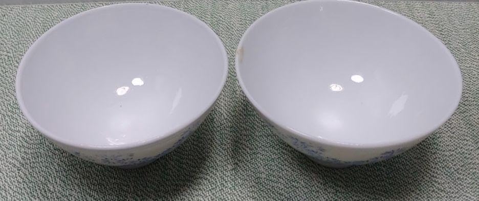 大正レトロメダカ好きに！茶碗水草とメダカ柄超品骨董茶碗 昭和レトロ