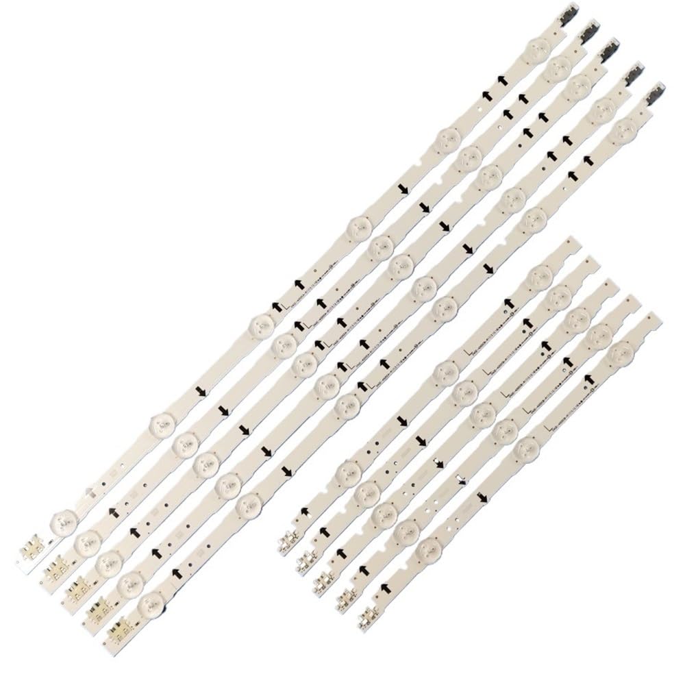 10 Uds retroiluminación LED Compatible Fit For Samsung UE40J5100AW UE40H5000AK UE40H6400 UE40J5100 D4GE-400DCA-R1 R2 D4GE-400DCB-R1 30449A 3045A