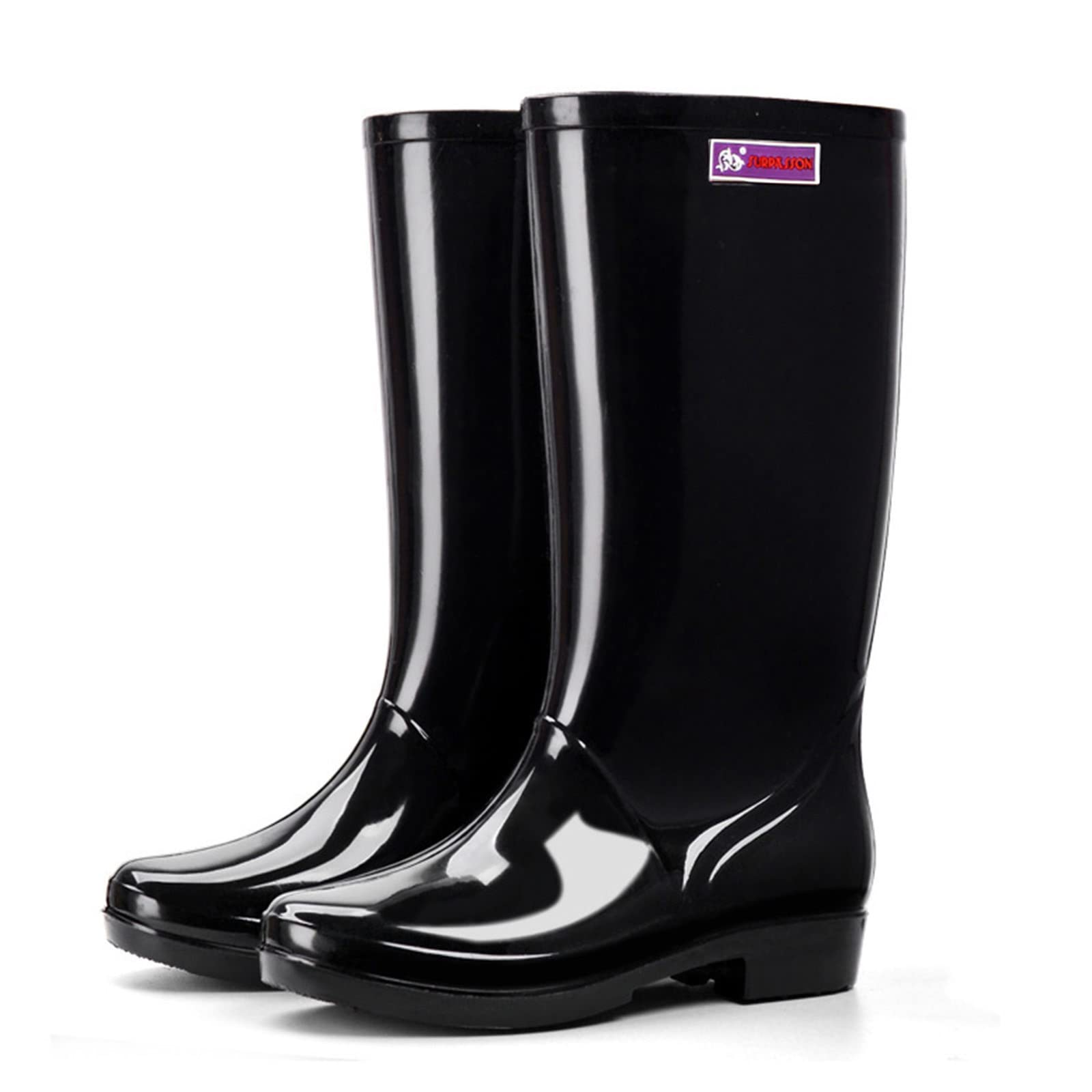 Generisch botas impermeables botas antideslizantes mujer zapatos de lluvia mujer manguera alta botas de lluvia de goma mujer