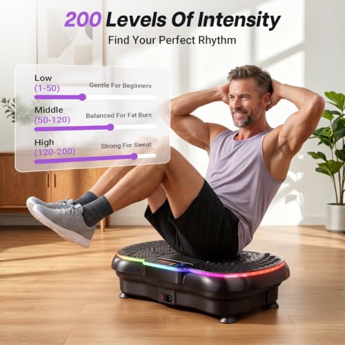 POWERFUEL Large Vibration Plate Exercise Machine for Lymphatic Drainage - image 6
