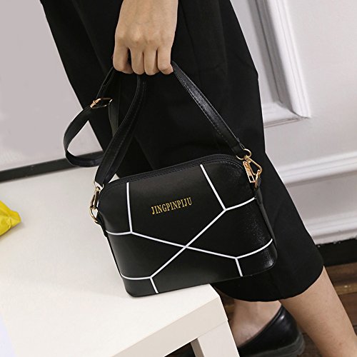 Bolsa tiracolo feminina fashion sikiwind de couro sintético com zíper e bolsa transversal