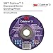 3M Cubitron 3 Depressed Center Grinding Wheel, 90006, 36+, T27, 6 in x 1/4 in x 5/8 in-11, Pack of 10, ANSI, Precision Shaped Grain, Beveling, Weld Grinding, Heavy Deburring, Slag Removal