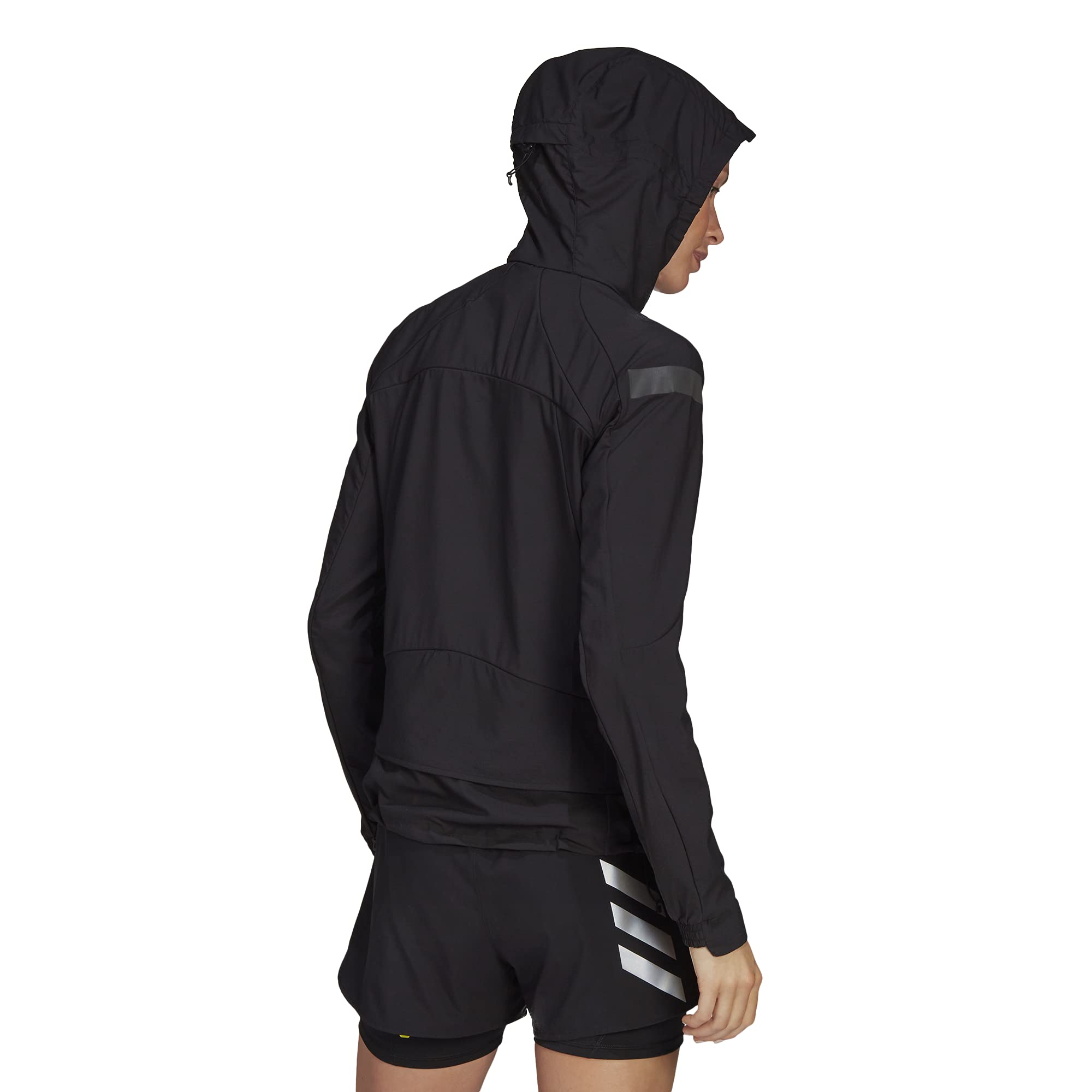 adidas Damen Durchscheinende Marathon Jacke