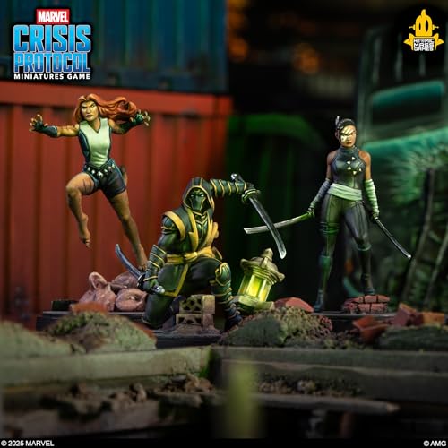 Marvel: Crisis Protocol Echo, Ronin & Tigra, Juego de Mesa miniatura 4