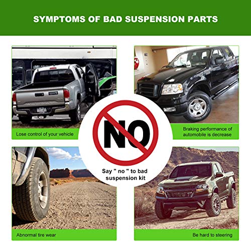 Scitoo 6Pcs Suspension Kit 2 Outer 2 Inner Tie Rod Ends 2 Stabilizer Sway Bar Links For Chevrolet Avalanche 1500 Silverado Suburban Tahoe 2002-2006 For Gmc Sierra Yukon Xl Es3493T Es3488 K6428/K80631 #TOP5