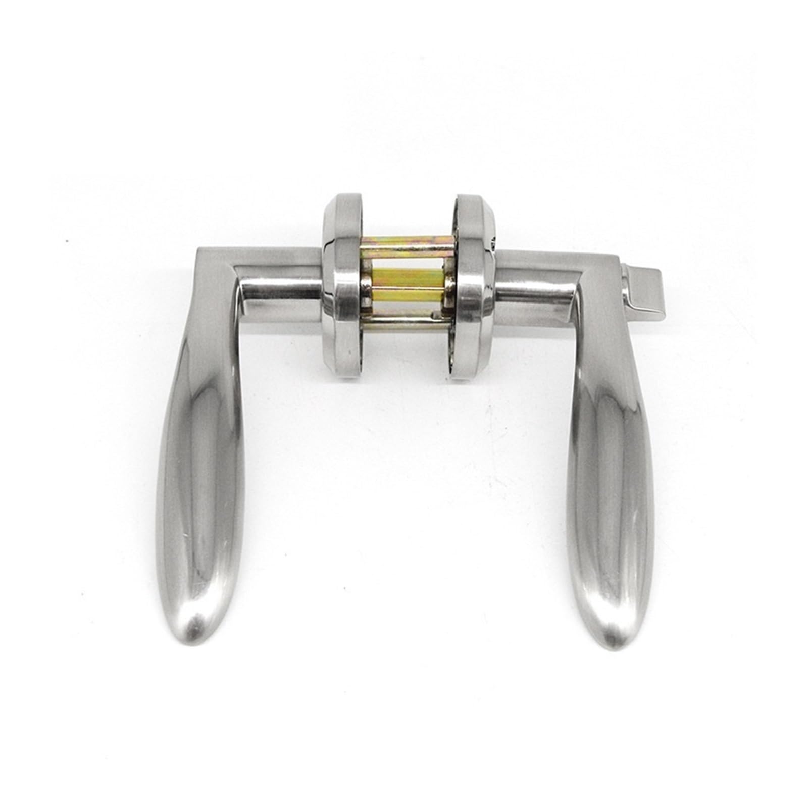 HC-608 Zamek ze stopu cynku Trzy-dźwigniowy uchwyt łazienkowy z trzema dźwigniami bez klucza (HC 608 steel color keyless)
