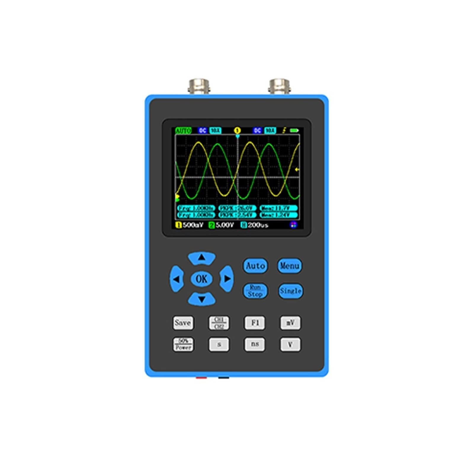 Lpuhhda Dso2512g 120M Bandwidth 500Msa/S Dso-Tc2 Dual Channel Oscilloscope 10Mv Minimum Vertical Sensitivity Fft Spectrum Analysis(Dso2512g)