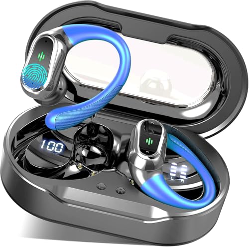 Rolosar Bluetooth Kopfhörer, Kopfhörer Kabellos Bluetooth 5.4 Sport tiefer Bass, 40 std Spielzeit In Ear Kopfhörer mit 4 ENC Noise Cancelling Mic