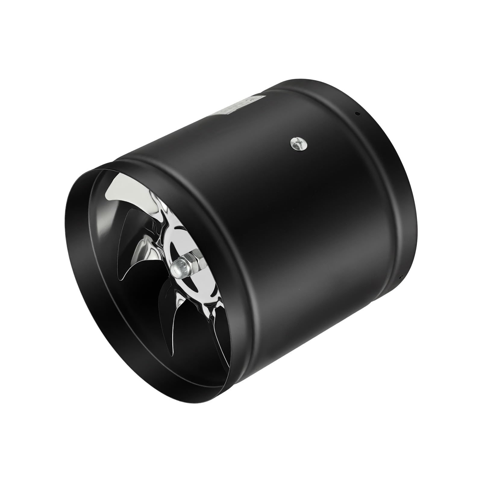 Osiowy wentylator rurowy 150 mm ze stali, cichy i wydajny wentylator rurowy, odwracalny wentylator kanałowy do powietrza nawiewanego i wylotowego w kuchni, łazience i systemach wentylacyjnych