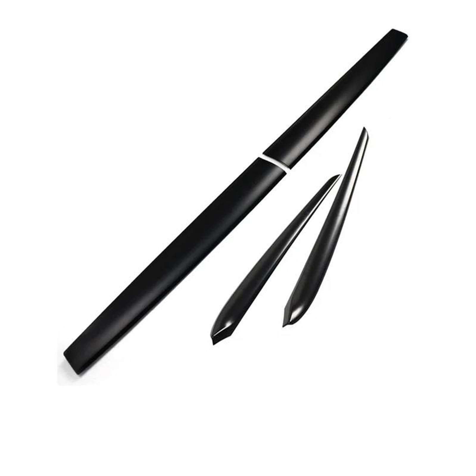 Car Interior Door Trim Dashboard Panel Cover for Tesla for Model 3 2021 2022 Interior Accessories ABS Carbon Fiber Dash Decor Sticker(4pcs Matte Black)