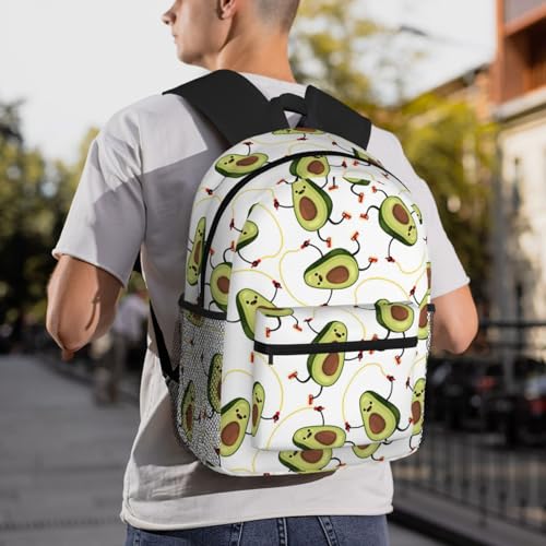 Sac à dos imperméable anti-pluie imprimé avocats pour protéger vos cours