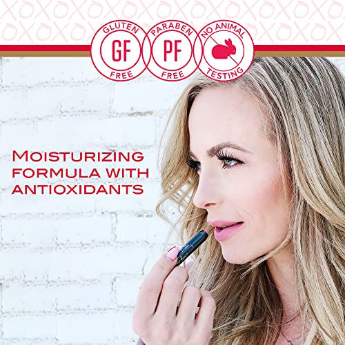 Mirabella Velvet Lip Pencil, Red - Stay All Day - Creamy, Moisturizing & Long-Lasting Retractable Matte Lip Liner & Jumbo Crayon Stick - Flawless Finish, Smudge Proof, And Paraben-Free #TOP4