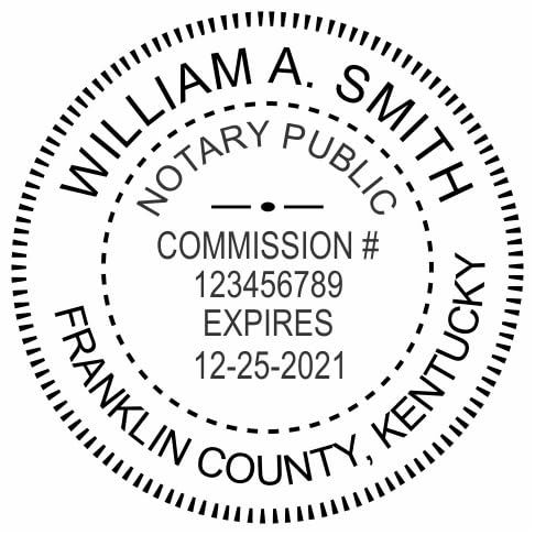 Custom Notary Embosser, Customizable for 37 Total States, Embossed Notary Seal | Great for Official Documents and Paperwork | Great Way to Certify Your Documents (Kentucky)