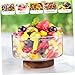 CONGARTENO Japanese Style Glass Fruit Bowl Elegant Salad and Snack Holder for Home for Fruits Desserts Snacks Tableware for All Occasions