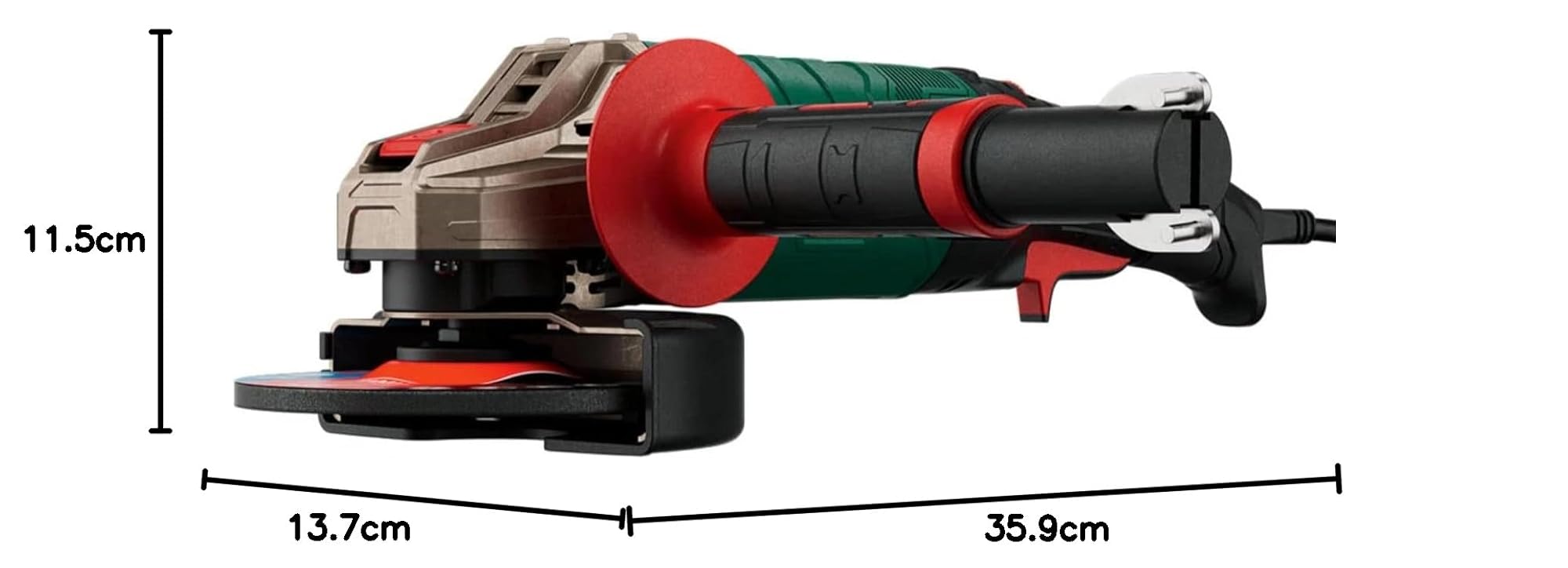 PARK SIDE Parkside Parkside - Smerigliatrice angolare PWS 125 F6, 1200 W, 230 V, presa europea