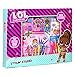 L.O.L. Surprise! Stylin' Studio by Horizon Group USA,Decorate LOL Surprise Paper Dolls With 250+ Accessories - DIY Activity Book, Scratch Art,Sticker Sheet,Coloring Pages,Markers,Crayons & More, Pink