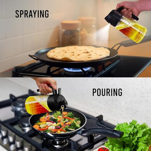 Image of SOLARA 12L Air Fryer Oven Signature Combo with 9 Accessories, 500ml 2-in-1 Glass Oil Sprayer & 6 Reusable Silicone Basket Liners with Cover Bag, 12 Preset Menus, BPA-Free, Air Fryer Accessories