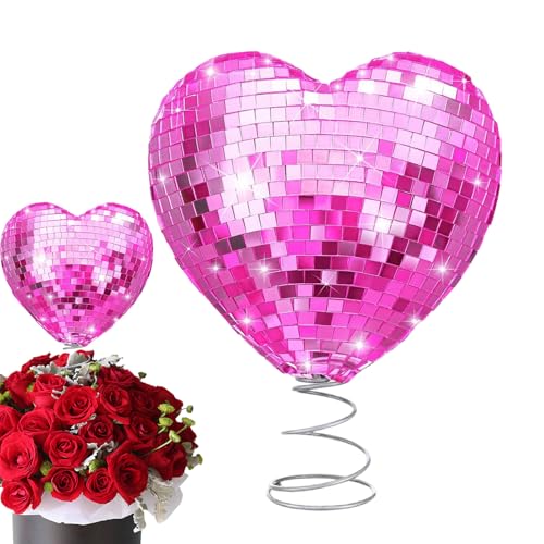 Diseño de corazón para decoración de árbol de resina de San Valentín 2