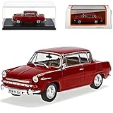 Aus Metall mit Plastikteilen. Abrex ?Koda 1100MBX 3 Türer Ruby Rot 1964-1969 721BC 1/43 Modell Auto