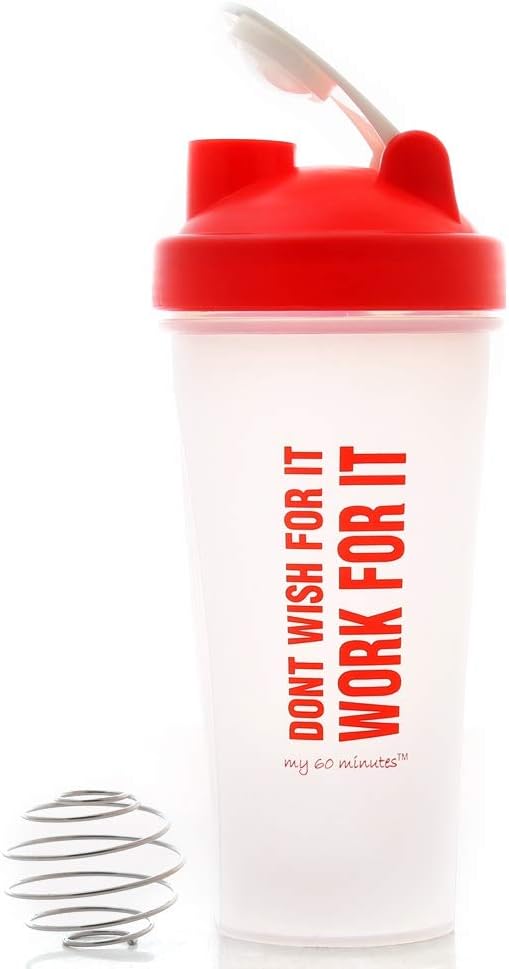 My 60 Minutes Shaker Bottles for Protein Shake Mixing Protein Water Bottle (MM-S3-801)