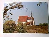 Volkach / Bayern. Alte Ansichtskarte / Postkarte farbig, ungel., 1989. Kirche " Maria im Weinberg " - Gebäudeansicht - unbekannt 