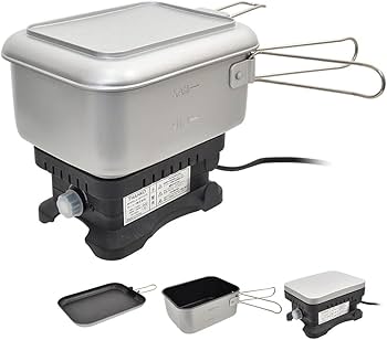 THANKO 電気メスティン トラベルクッカー C-MTC21S 未使用品 THANKO メスティン 飯盒 フッ素加工 トラベルクッカー キャンプ 調理